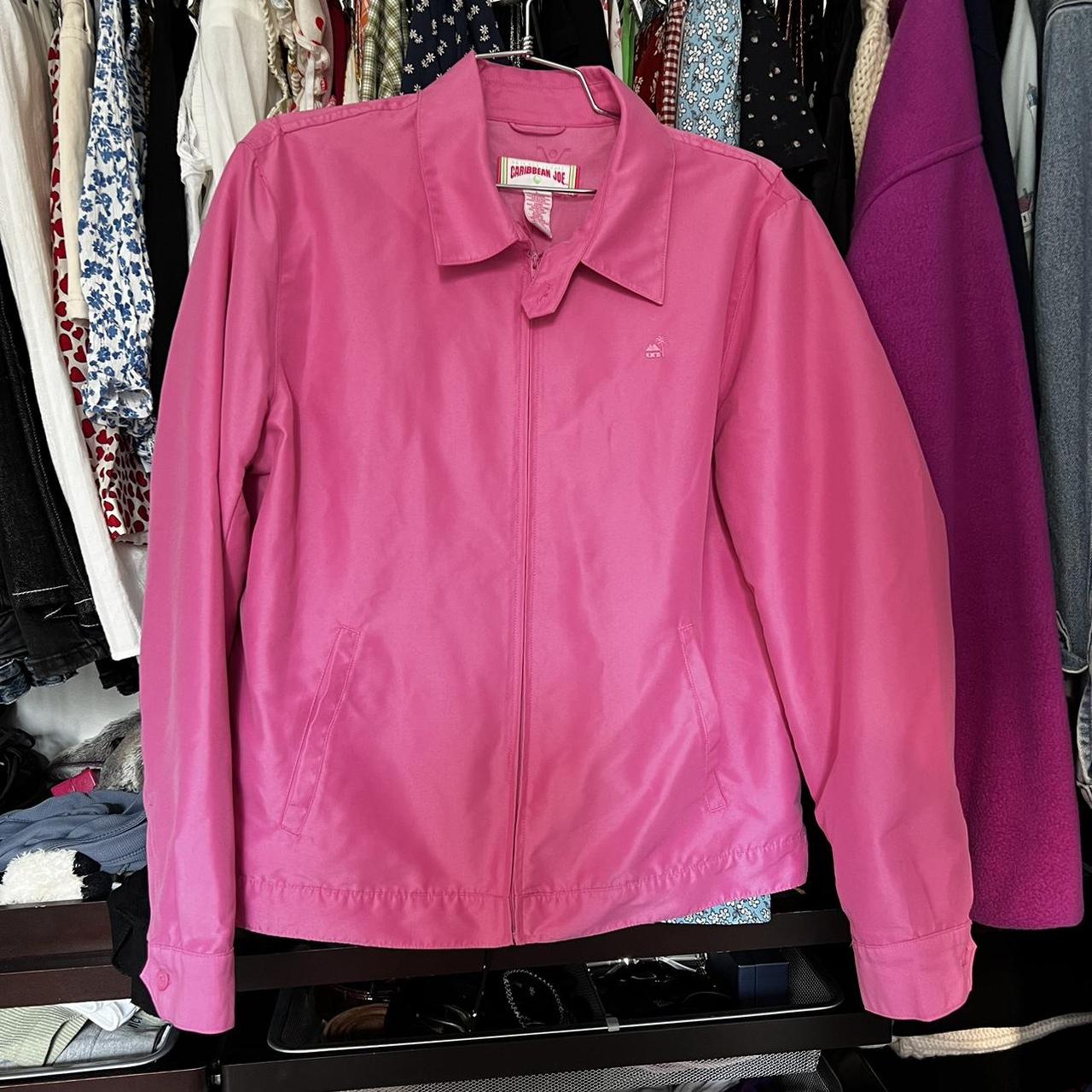 Pink golf outlet jacket