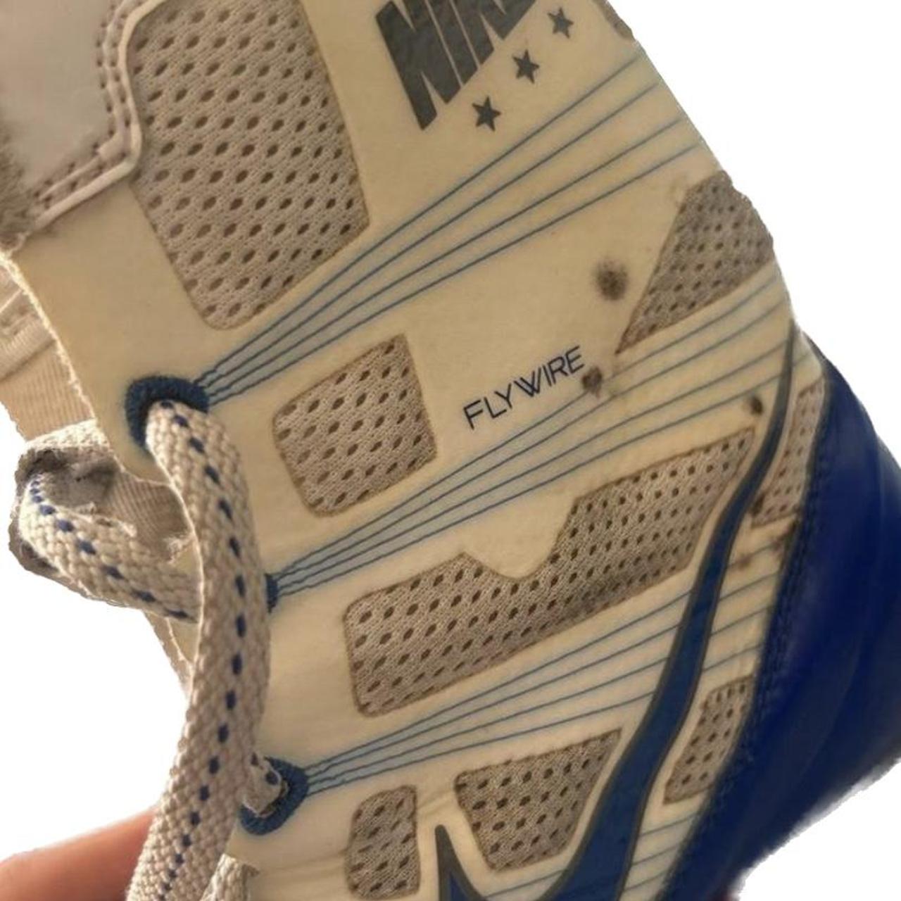 Nike hyperko 1 boxing boots White and blue, Size UK... Depop