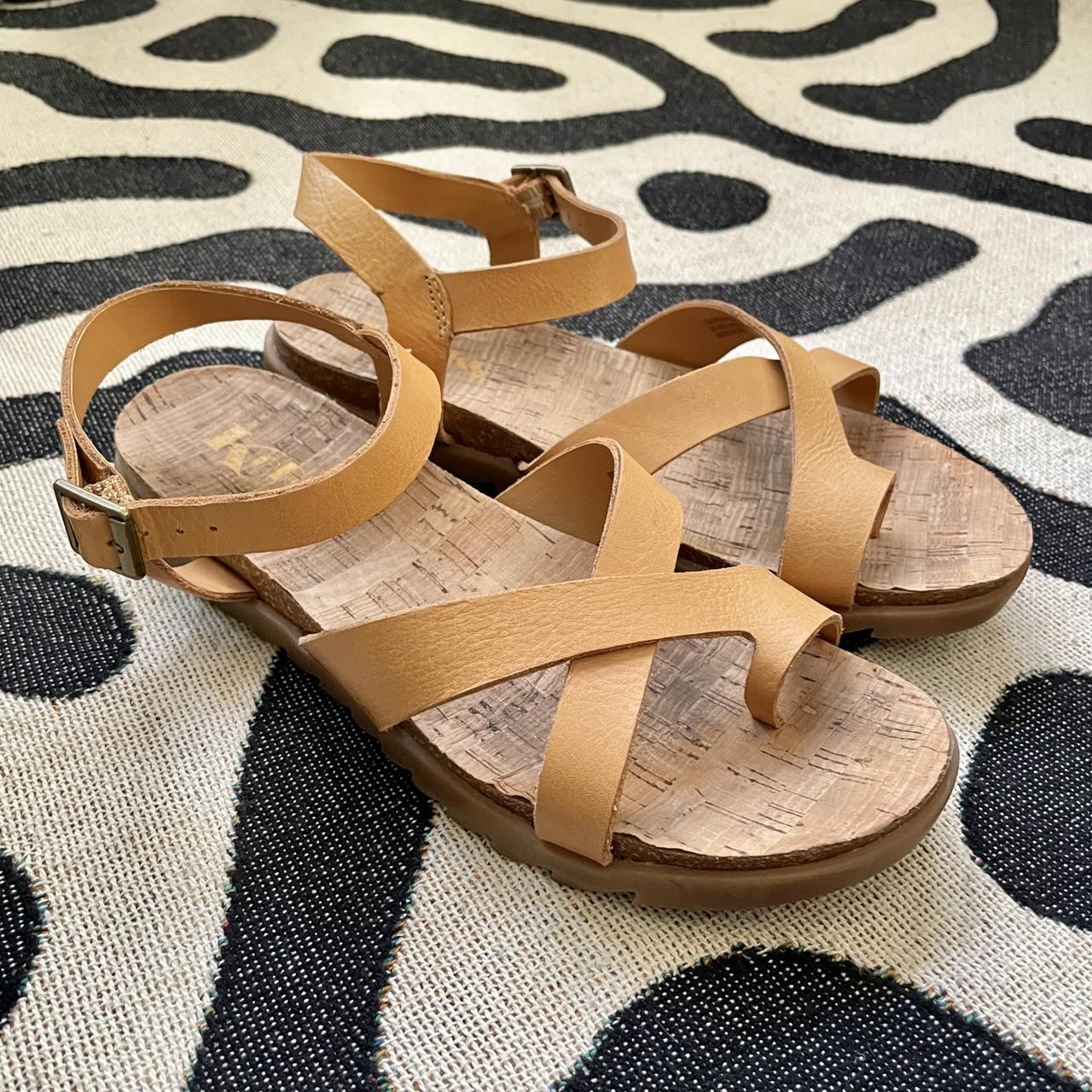Korks Women's Tan and Brown Sandals (4)