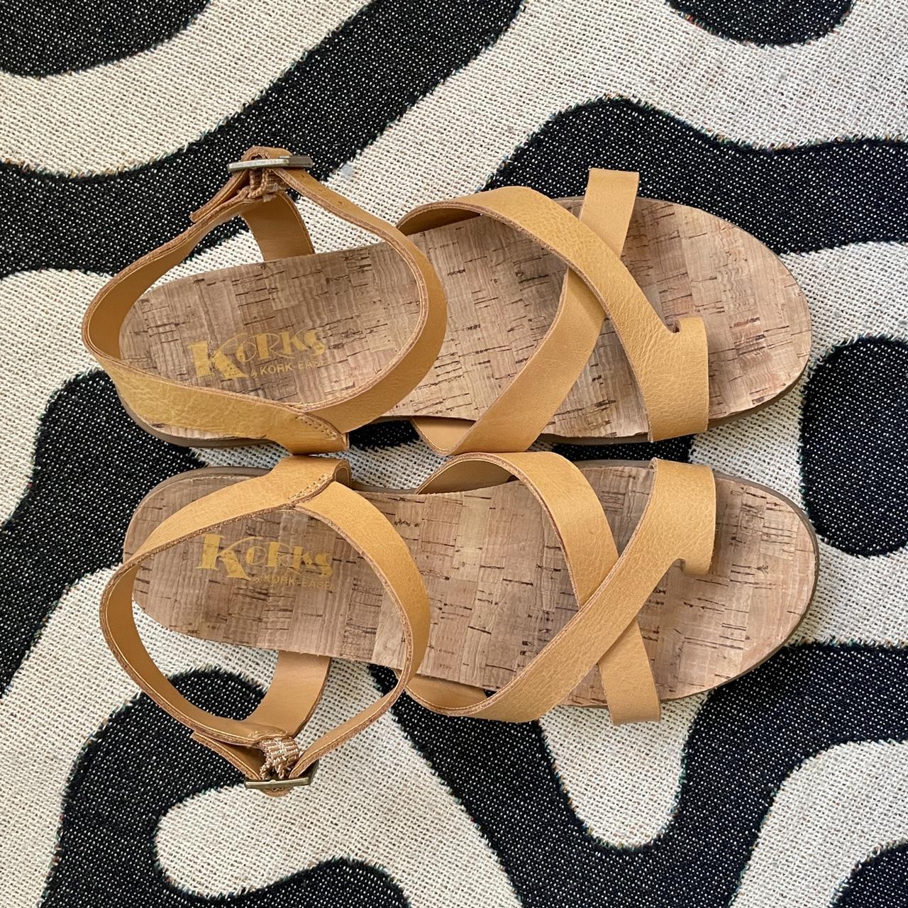 Korks Women's Tan and Brown Sandals