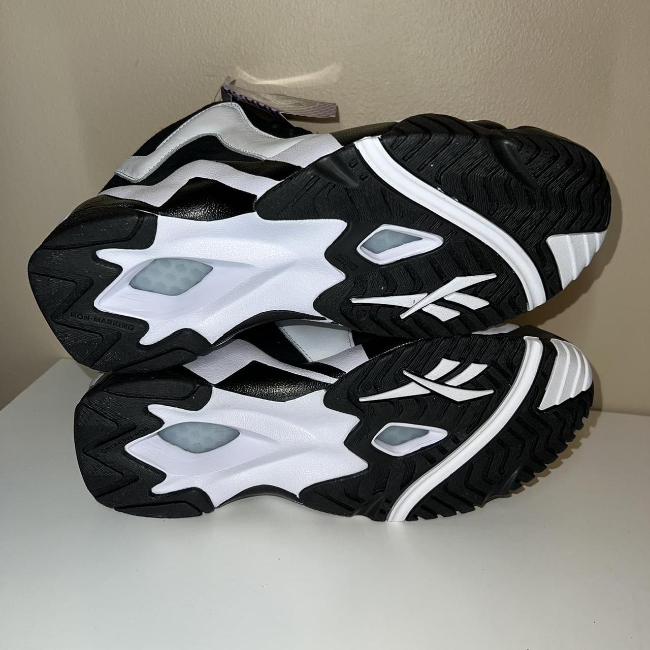 Reebok Kamikaze II Size 7 (8.5W) Black White | Depop