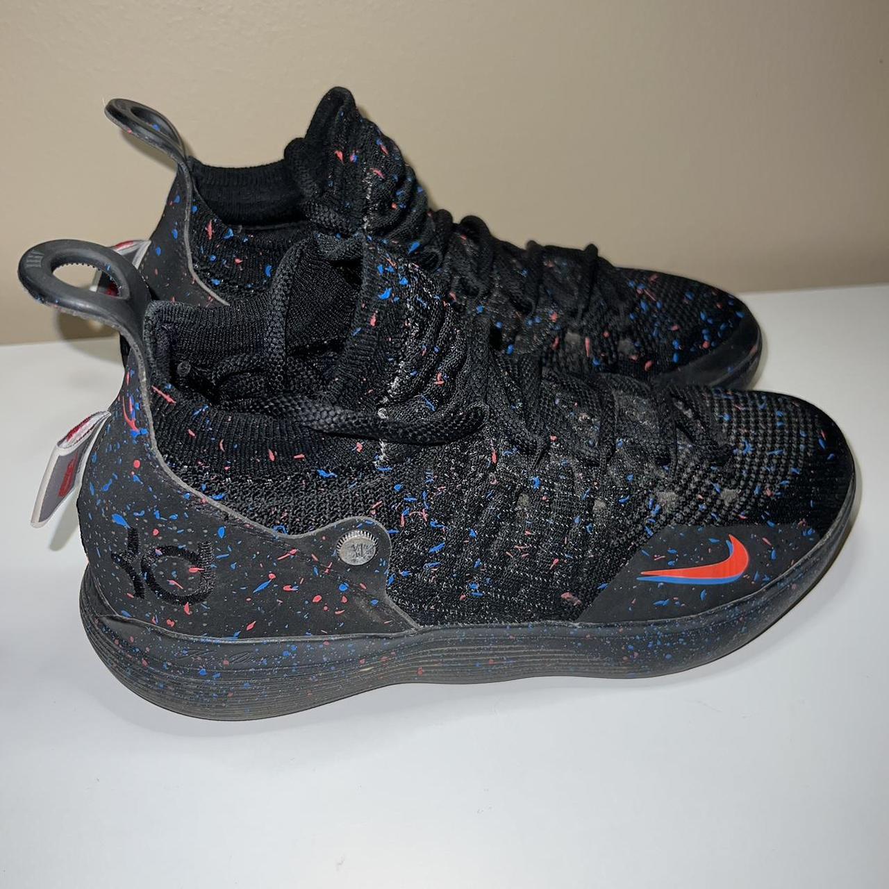 Nike KD 11 Just Do It Confetti Black Crimson Size