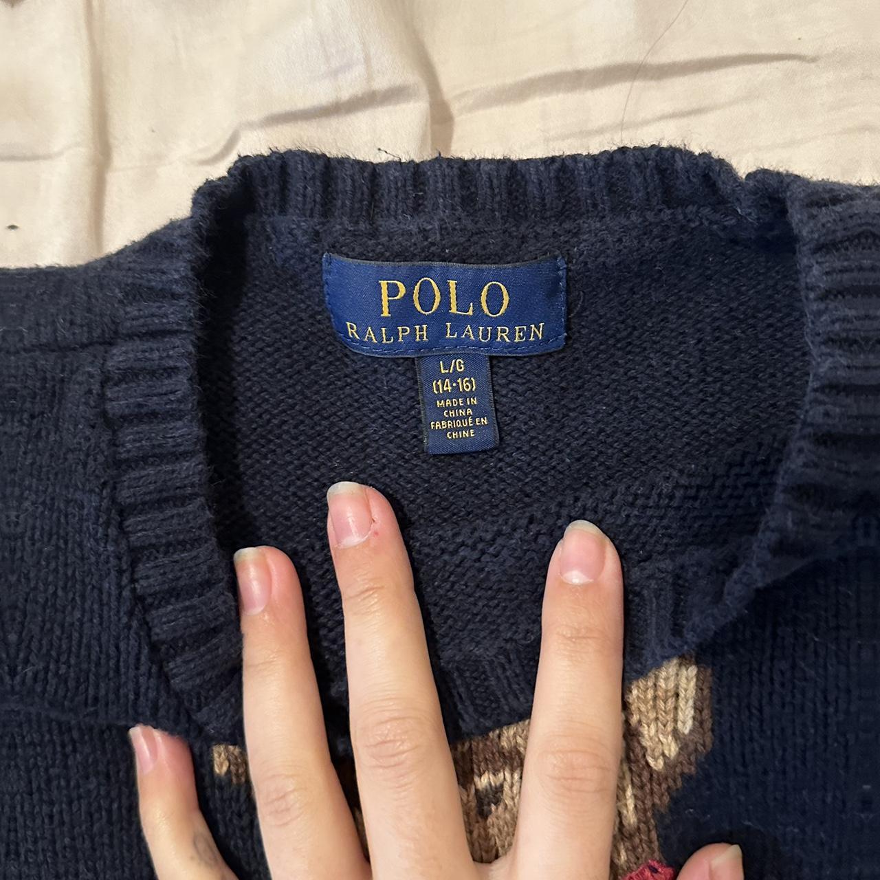 Polo Ralph Lauren Bear Sweater In Navy Blue This Is Depop polo-ralph-lauren-bear-sweater-in-navy-blue-this-is-depop