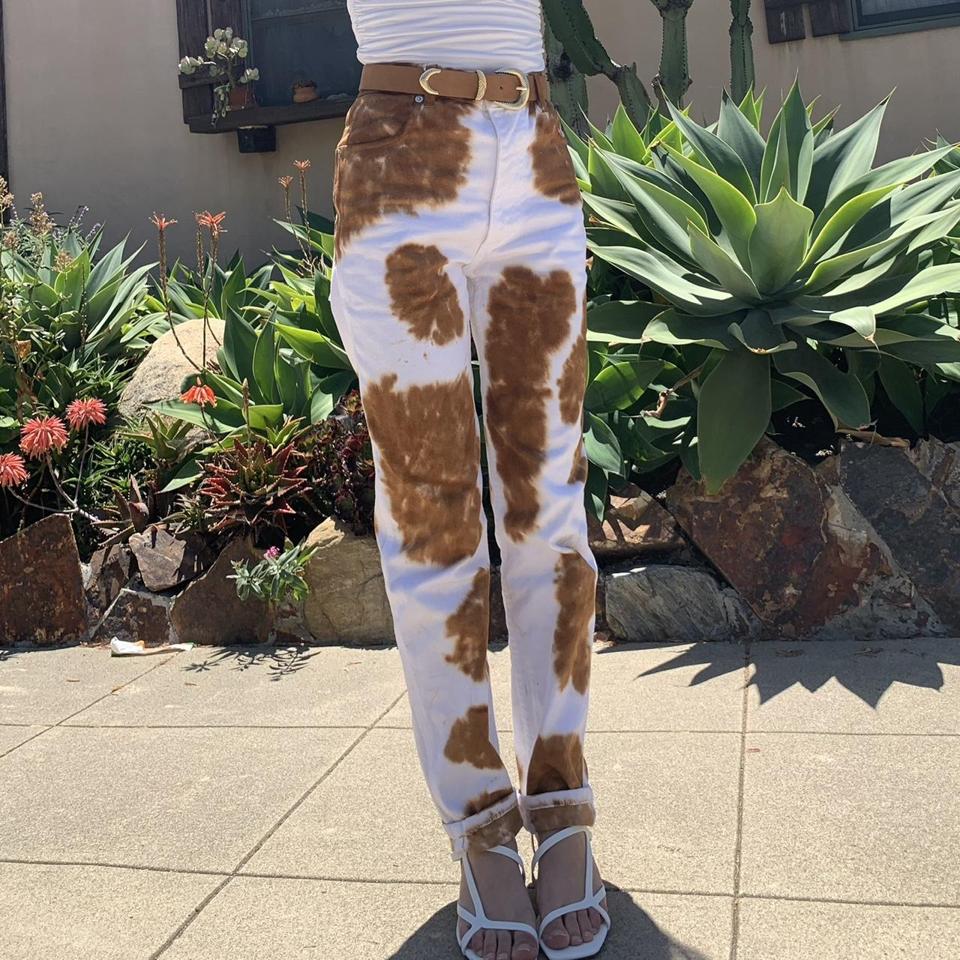 ECKHAUS LATTA COW Jeans!🐮🤠 Seen on the iconic Emma... - Depop