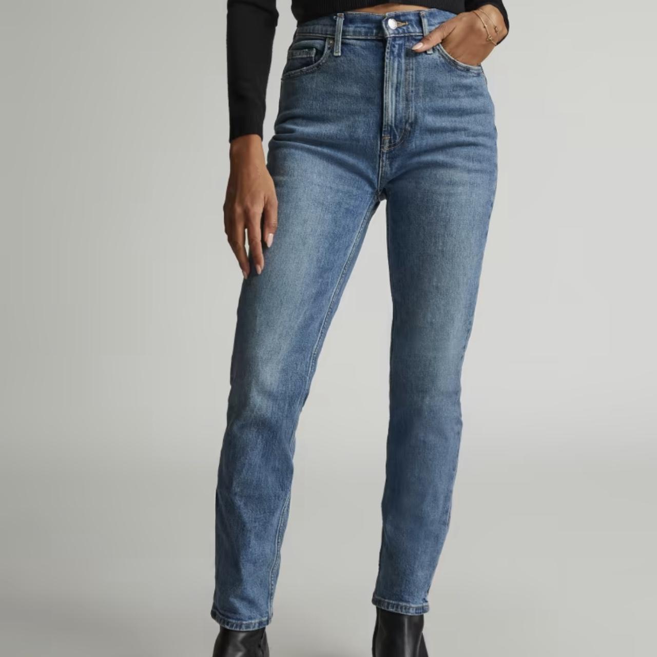 Everlane Women's Blue Jeans Depop