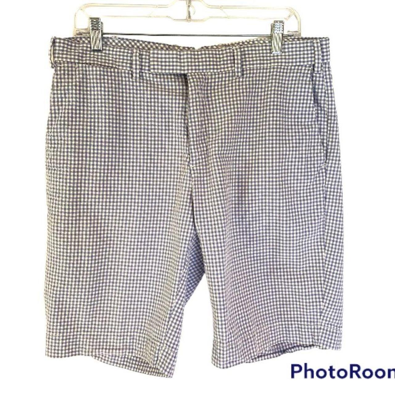 Polo Ralph Lauren Searsucker check shorts 34 Size:... - Depop