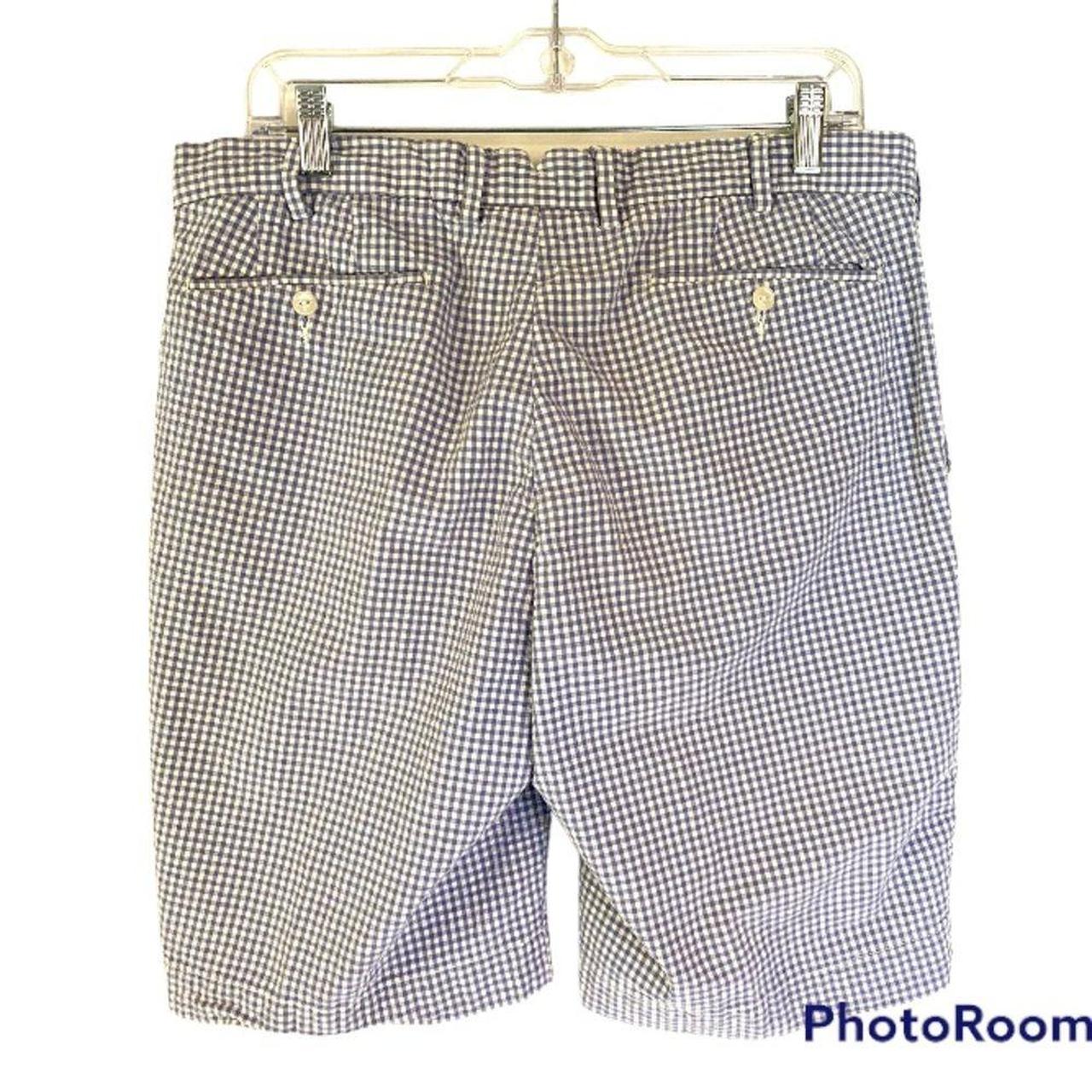 Polo Ralph Lauren Searsucker check shorts 34 Size:... - Depop