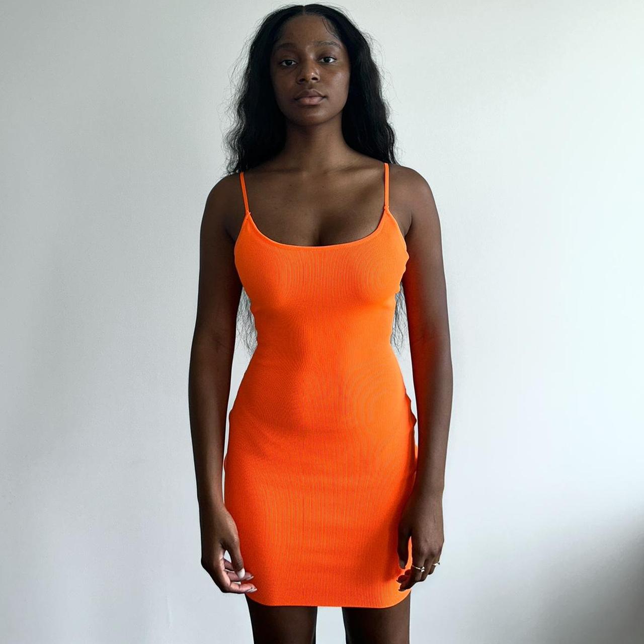 Fluro orange outlet dress