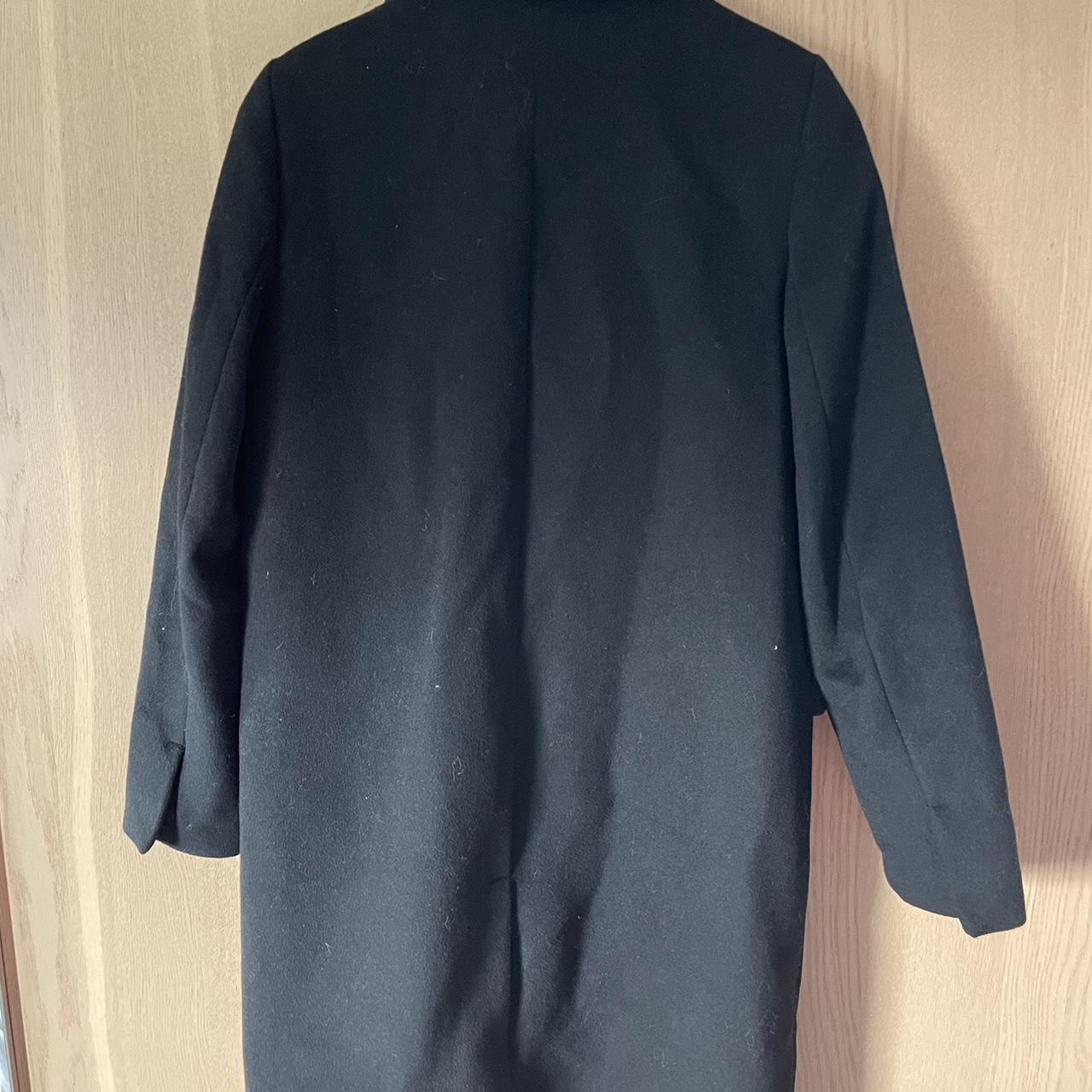 Zara black wool coat. Size medium Excellent... - Depop