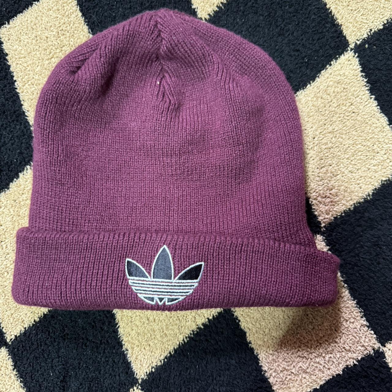 Adidas burgundy beanie online