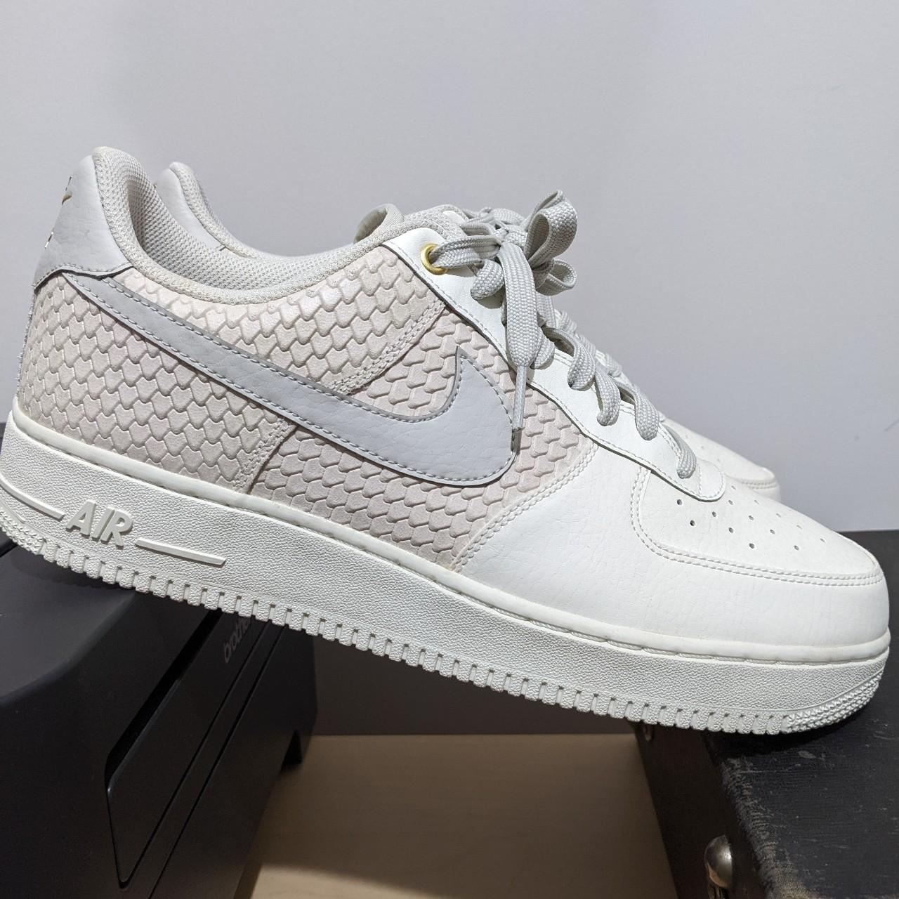 nike air force 1 low sail light bone metallic gold