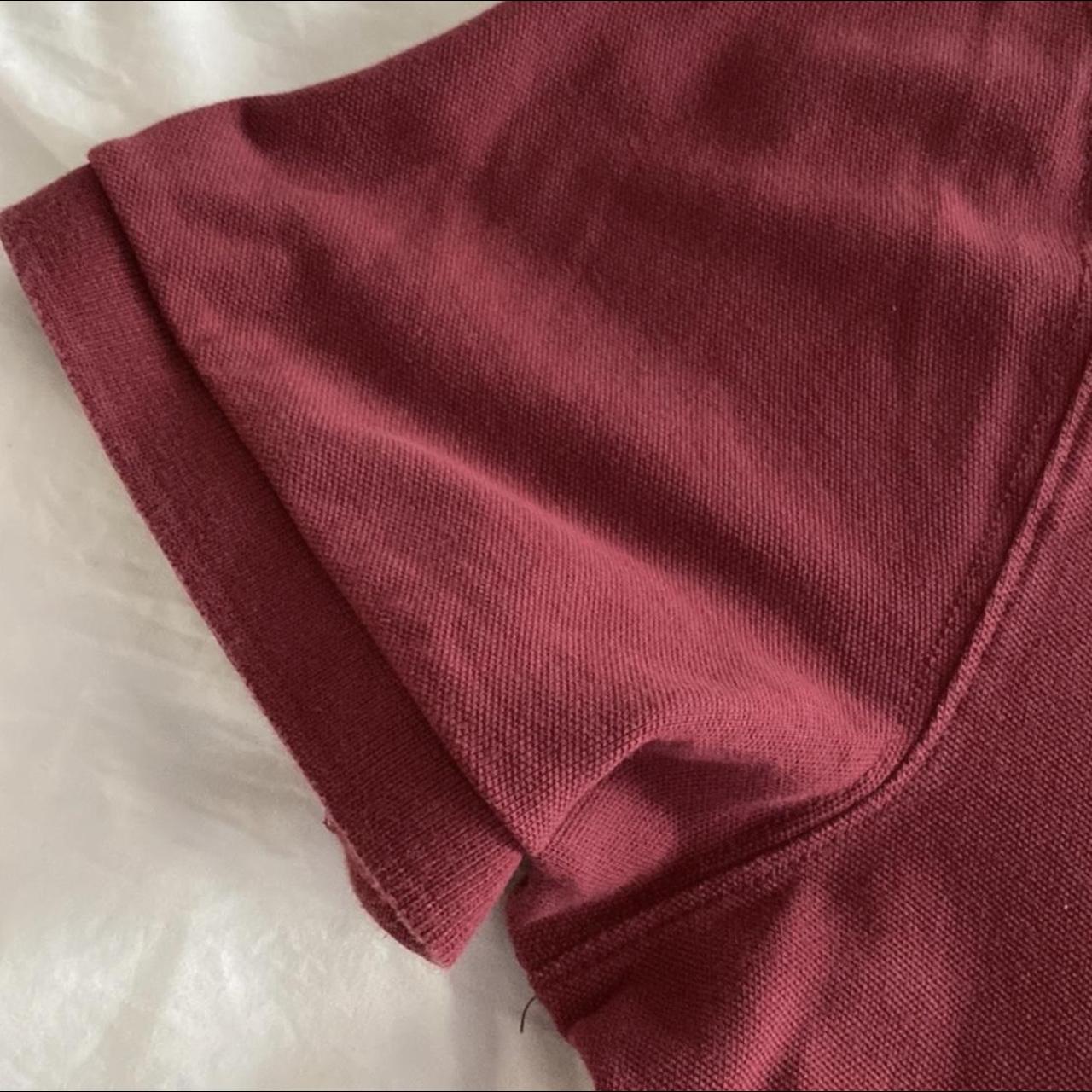 Abercrombie & Fitch Men's Burgundy Poloshirts Depop
