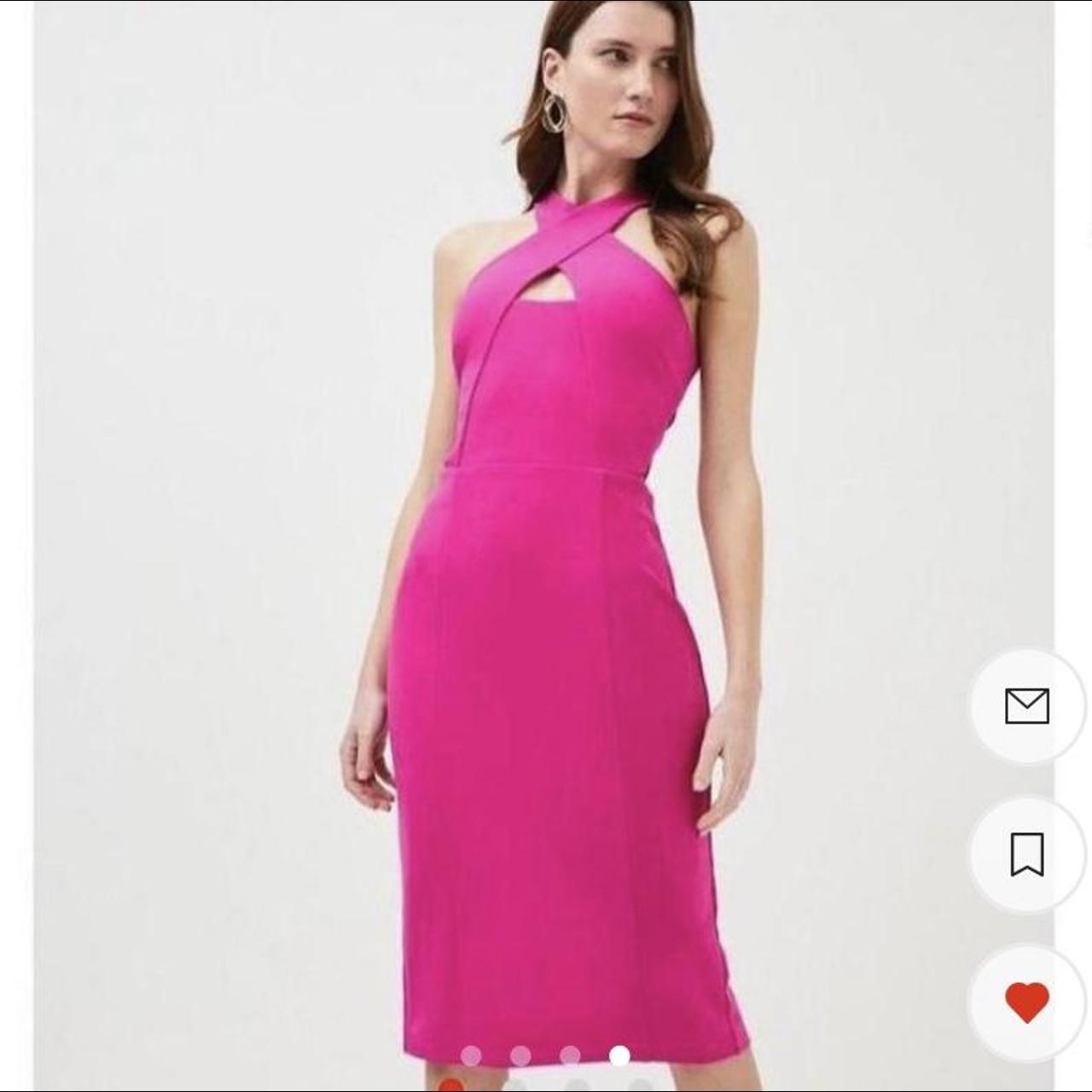 Karen millen magenta store dress