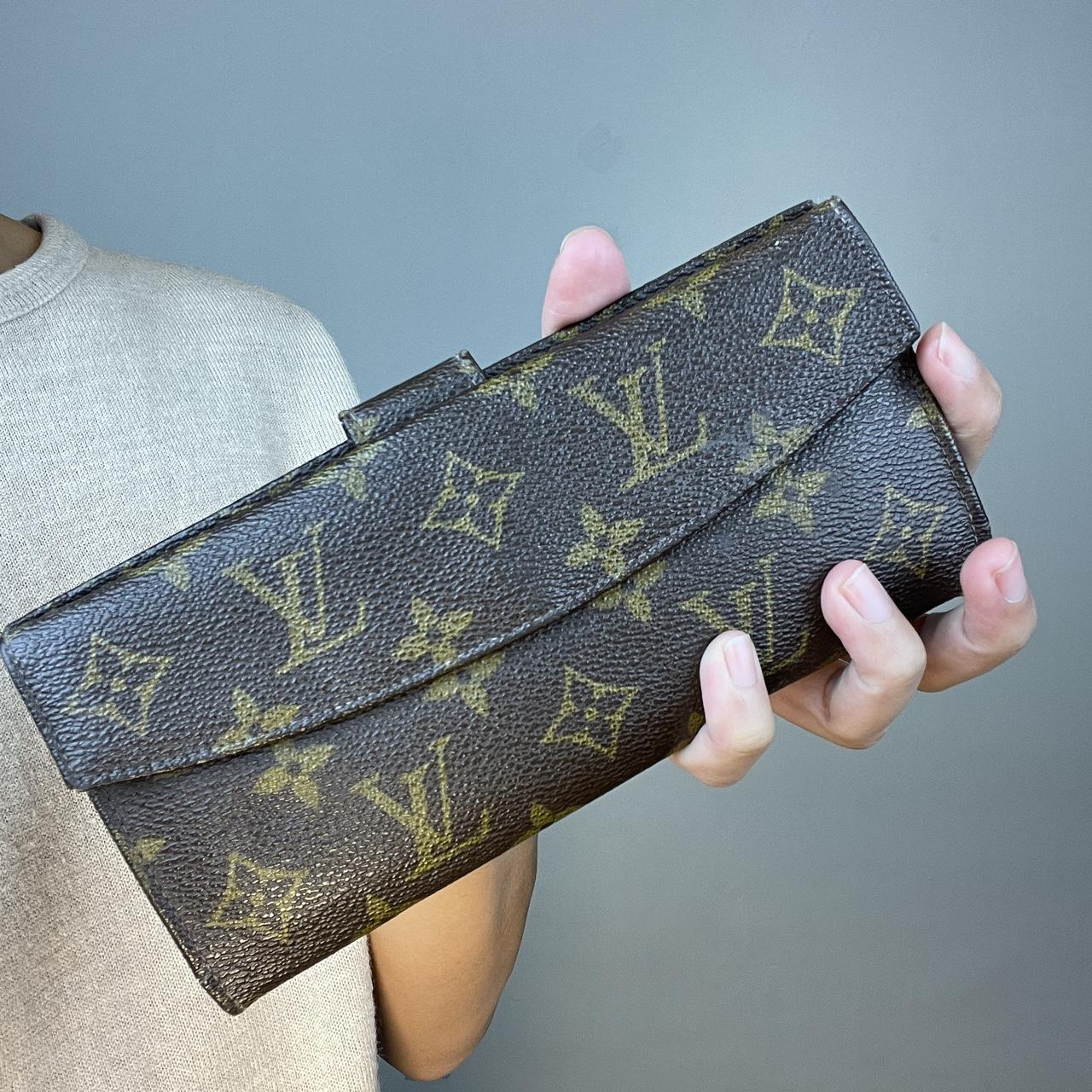 Vintage authentic Louis Vuitton checkbook wallet. It... Depop