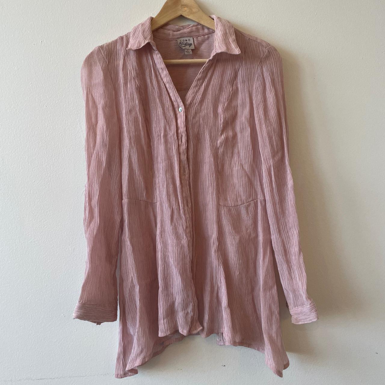 Women's Pink Blouse | Depop