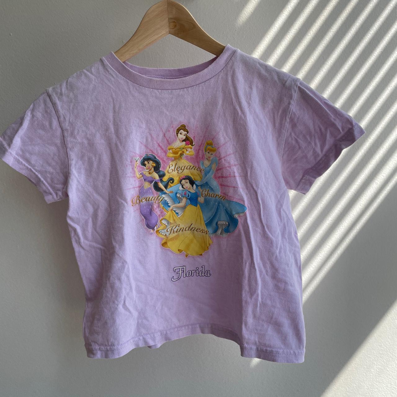 Disney Women's Purple Croptop Depop