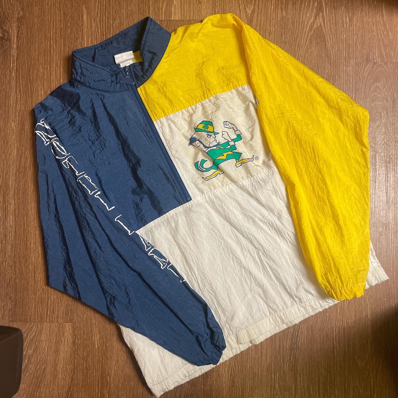 American Vintage Men's Yellow and Navy Jacket