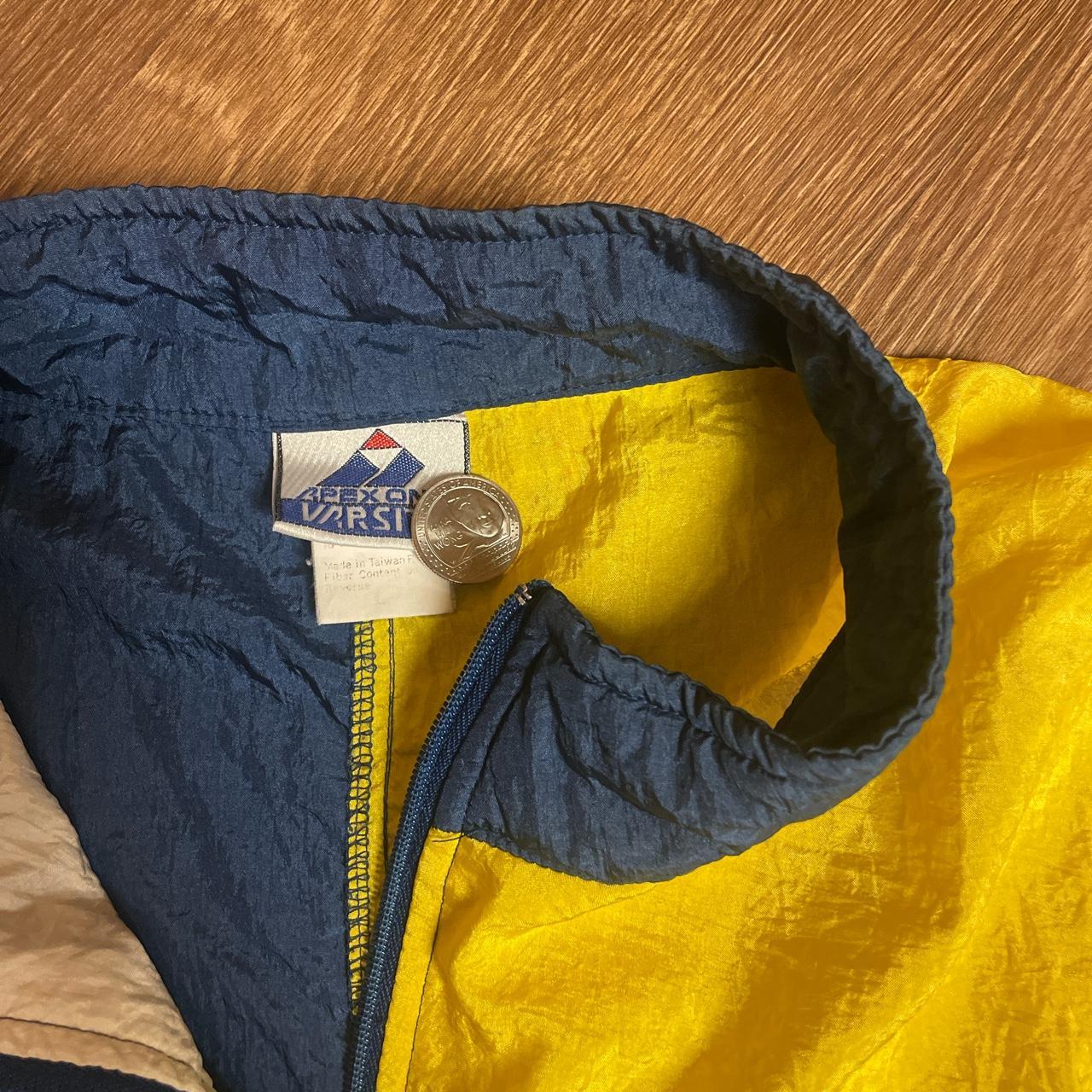 American Vintage Men's Yellow and Navy Jacket (3)