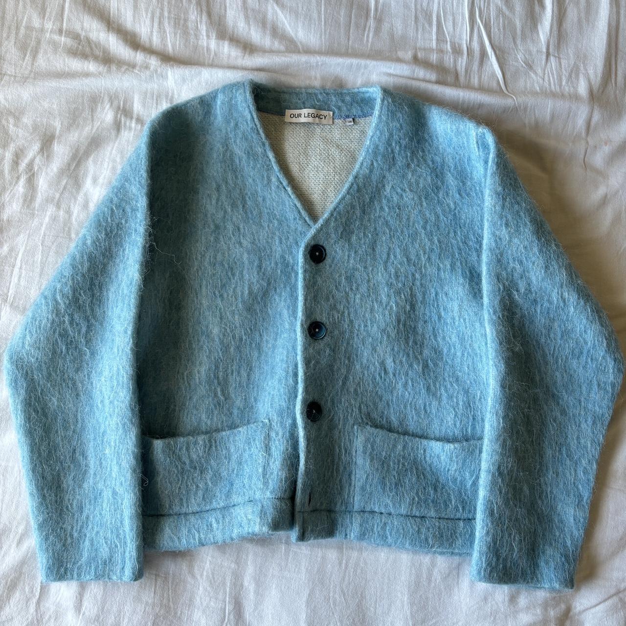 Men's Our Legacy Mohair Cardigan • Size: 48, M • | Depop