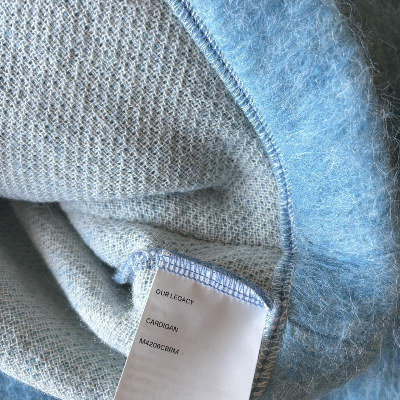 トップス OUR LEGACY CARDIGAN BABY BLUE MOHAIR Our Legacy - Cardigan Baby Blue Mohair | Our Legacy