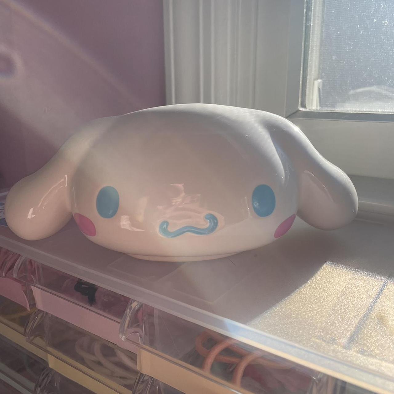 Cute Cinnamoroll Tupperware/Bento Box by Sanrio from - Depop