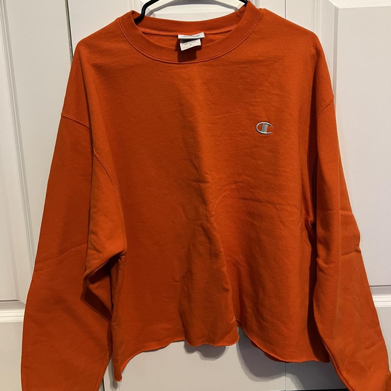 Champion Women's Orange Sweatshirt