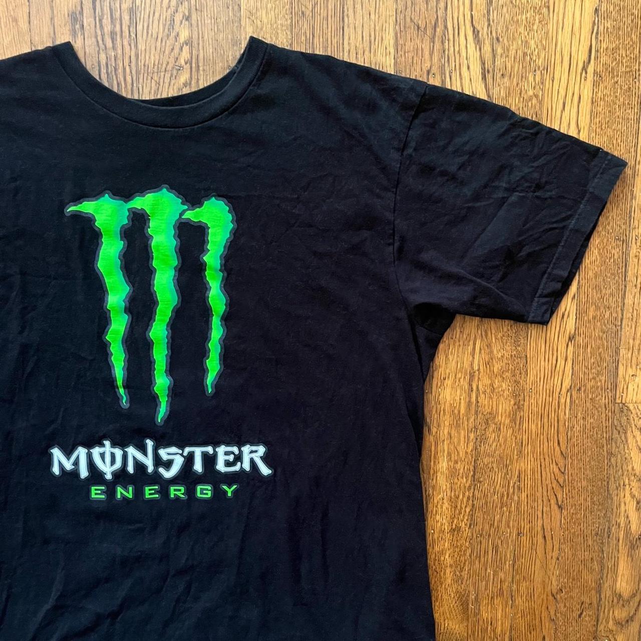 Y2K Official Monster Energy Drink Logo Printed...