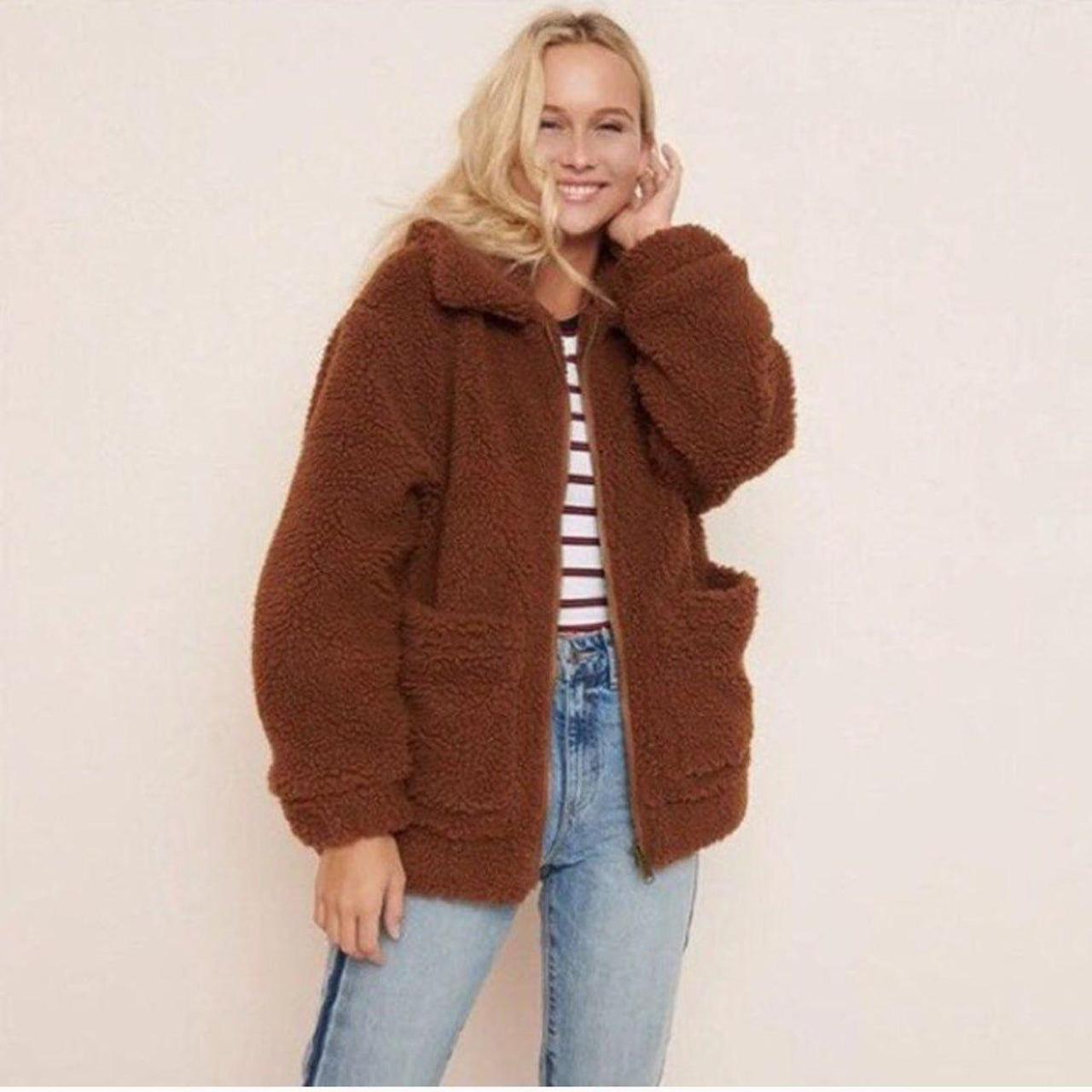 teddy sherpa jacket garage