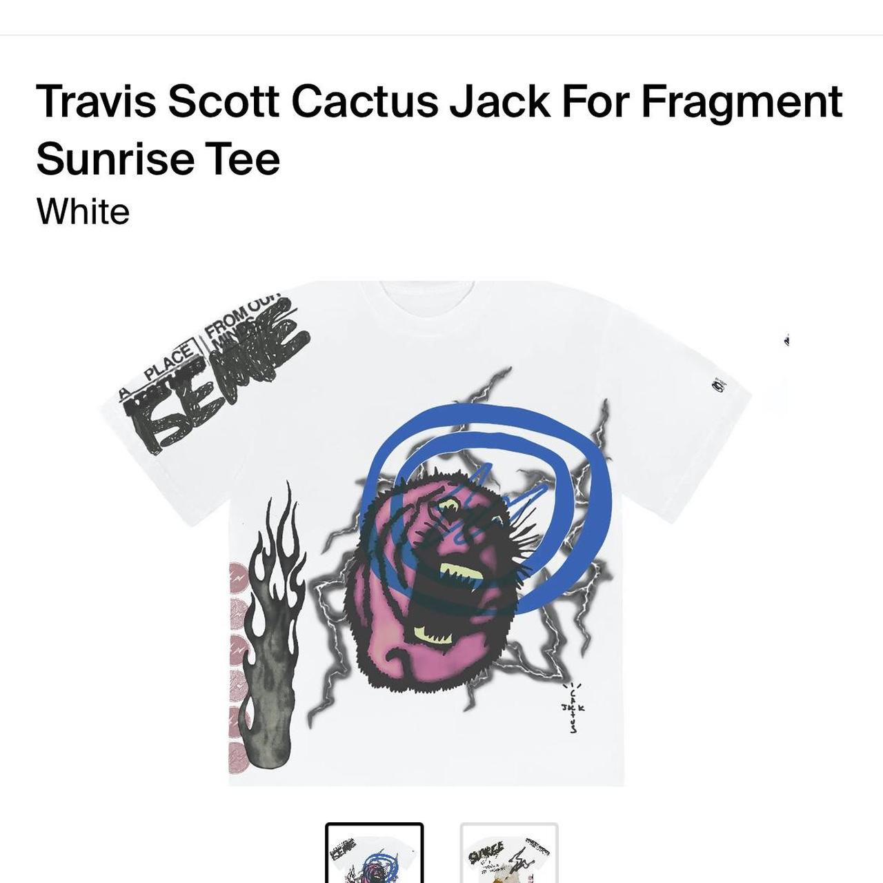 travis scott sunrise tee