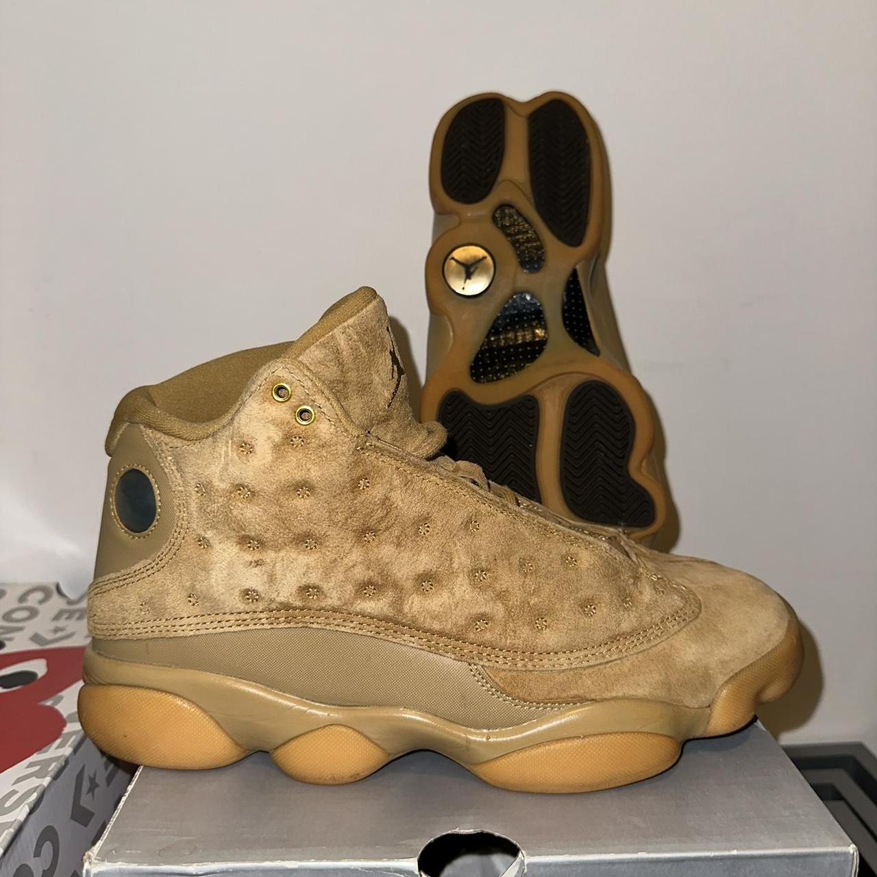 Tan jordan 13s online