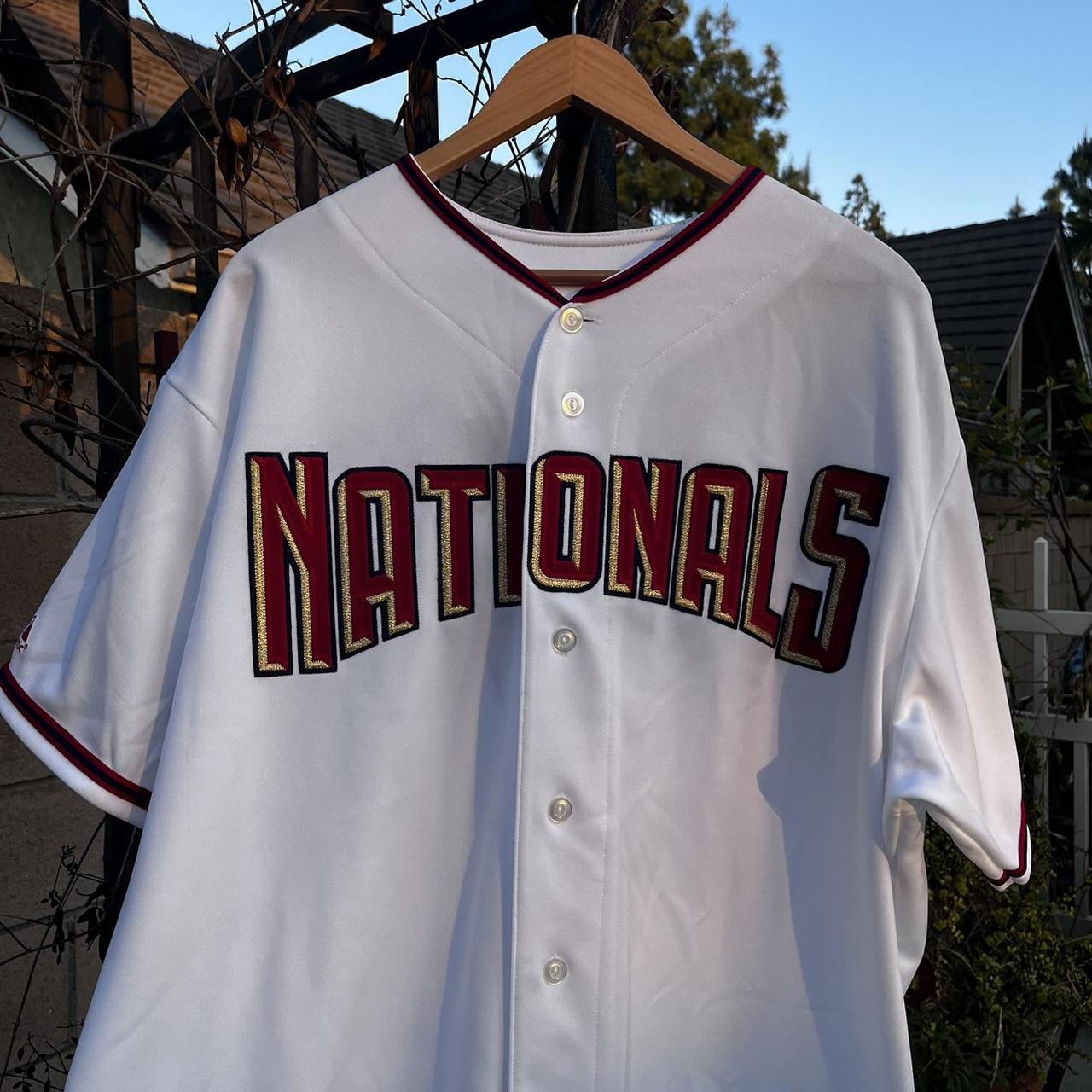 atlanta braves majestic cooperstown jersey - Depop