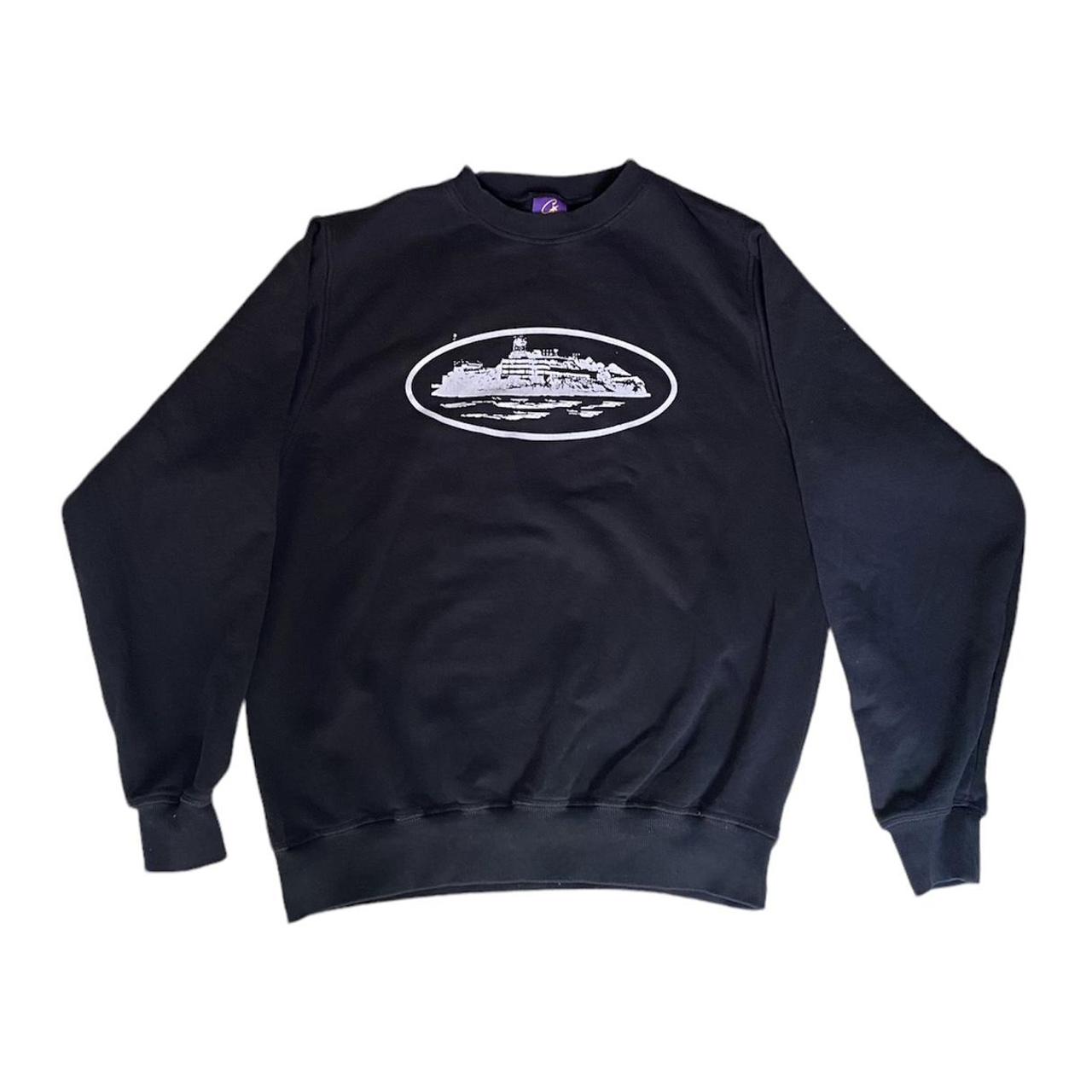 Corteiz Men's Black Sweatshirt | Depop