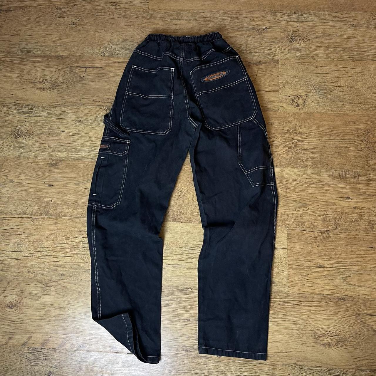 American Vintage Men's Black And White Jeans 