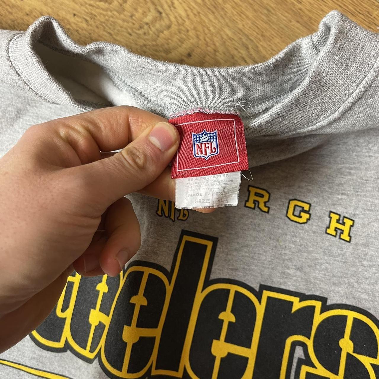 VINTAGE REEBOK STEELERS SWEATSHIRT - Tagged medium - Depop