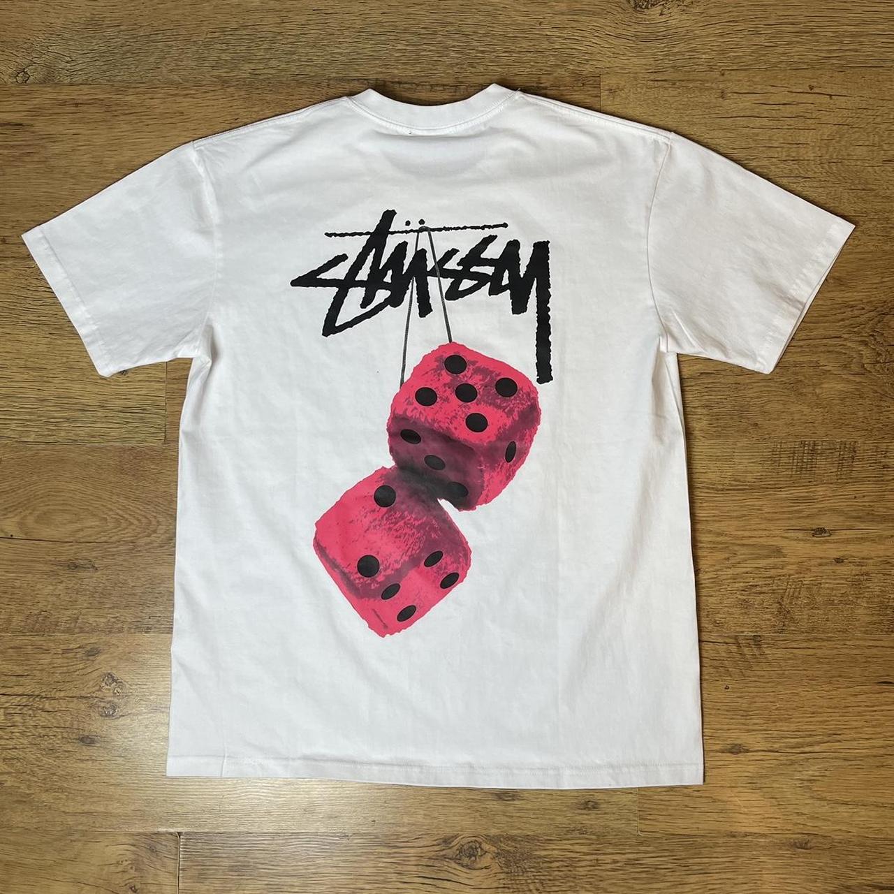 Vintage Stussy Dice Spellout Graphic Printed - Depop