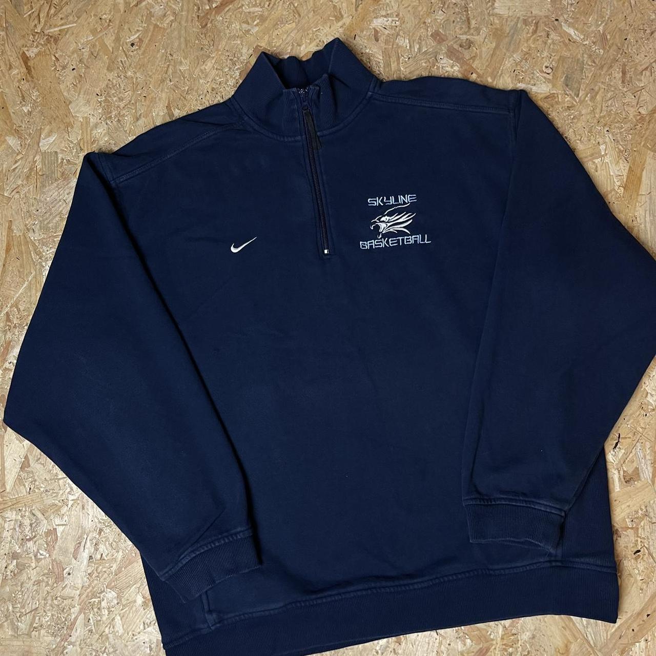 Vintage Nike Team x ‘Skyline Basketball’ Quarter Zip... Depop