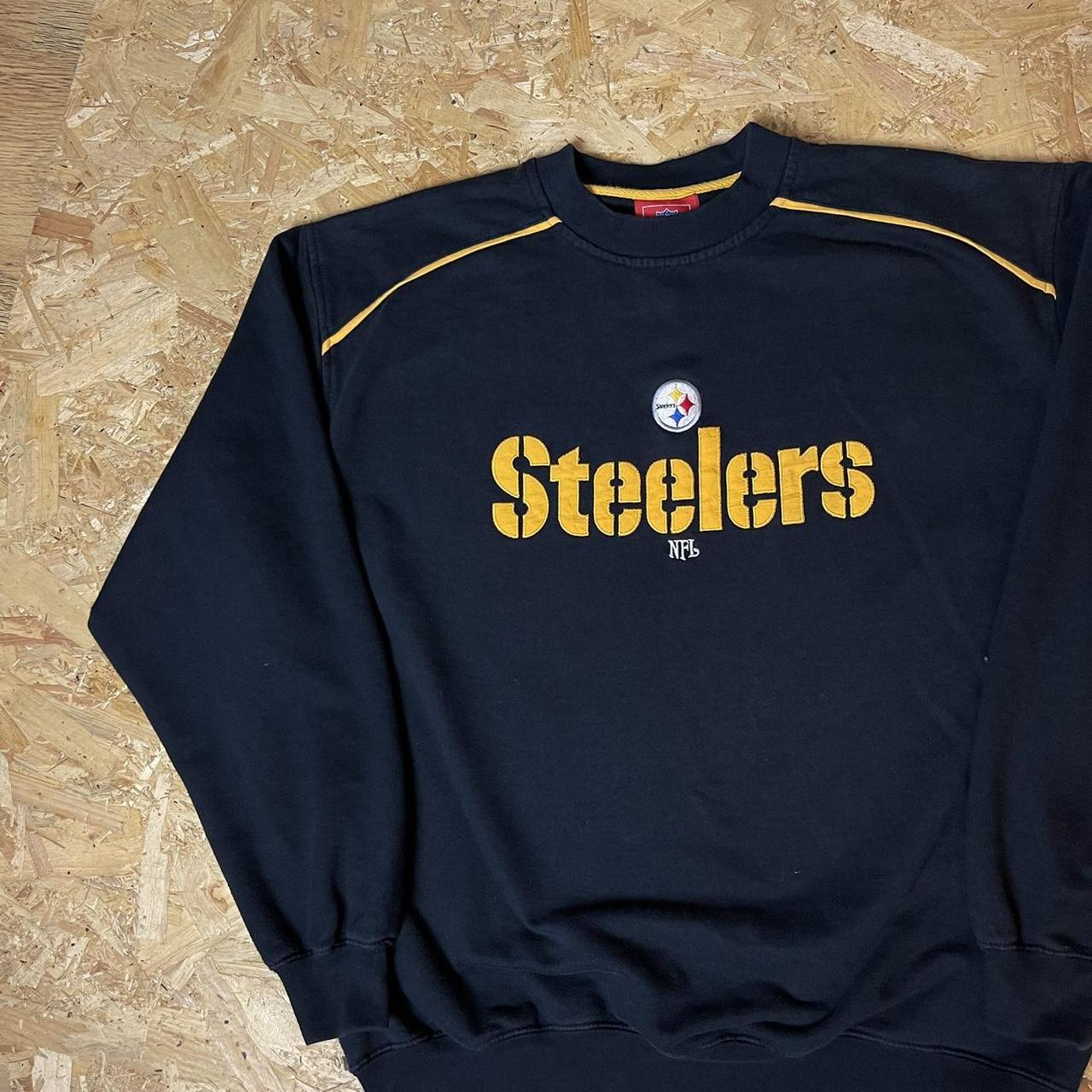 Pittsburgh Steelers Sweatshirt Nice Graphic On Front - Depop