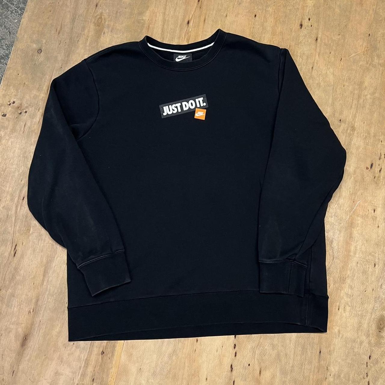 Nike just do outlet it sweatshirt black