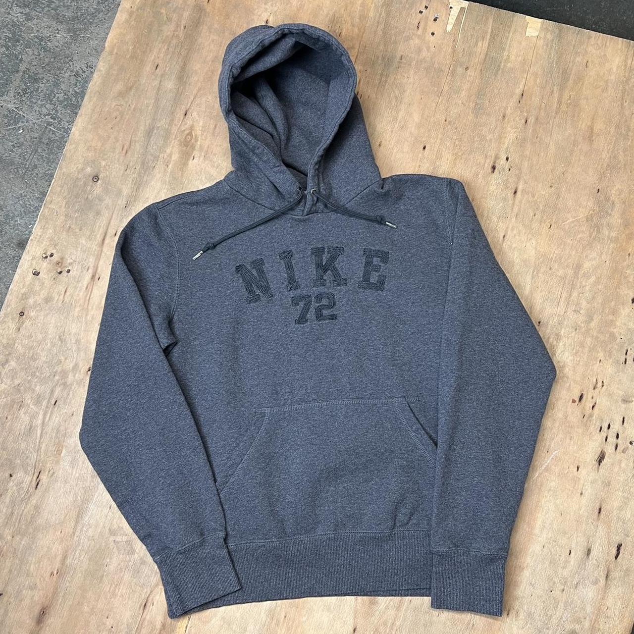 Vintage Nike Club 1972 Embroidered Hoodie Dark. Depop