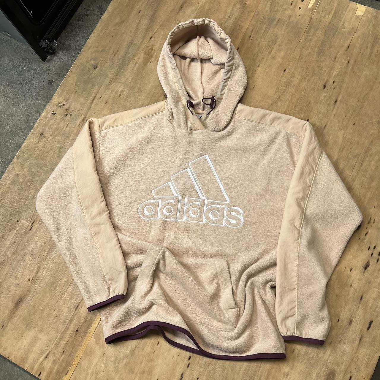 Adidas fluffy jumper on sale