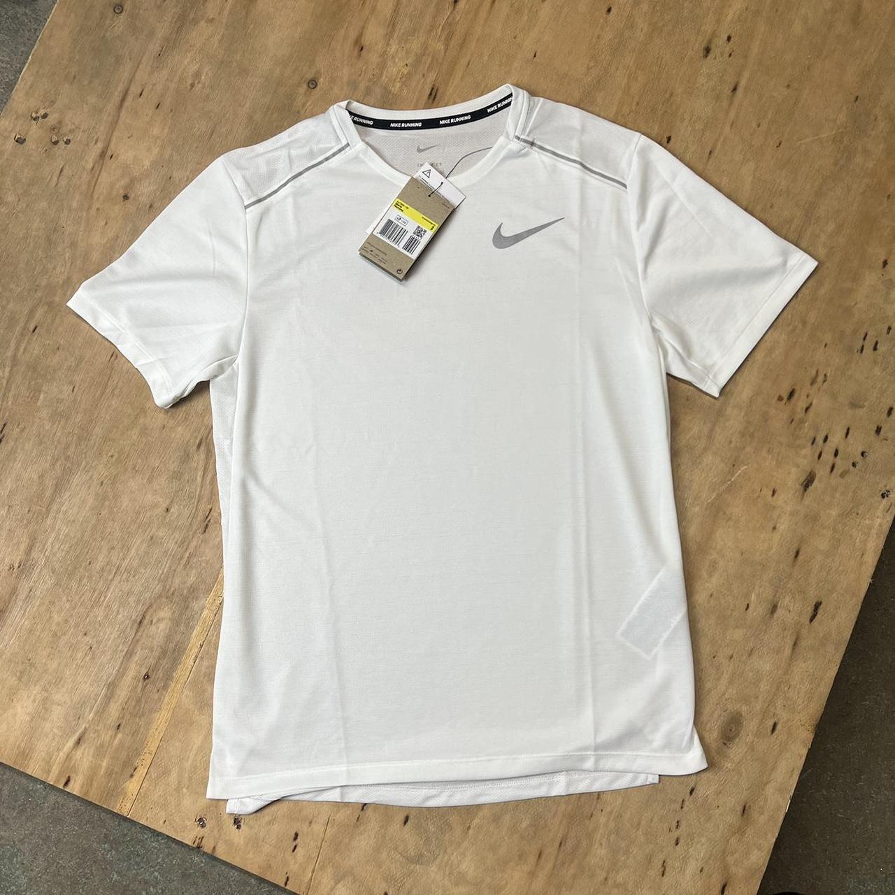 nike miler t shirt white