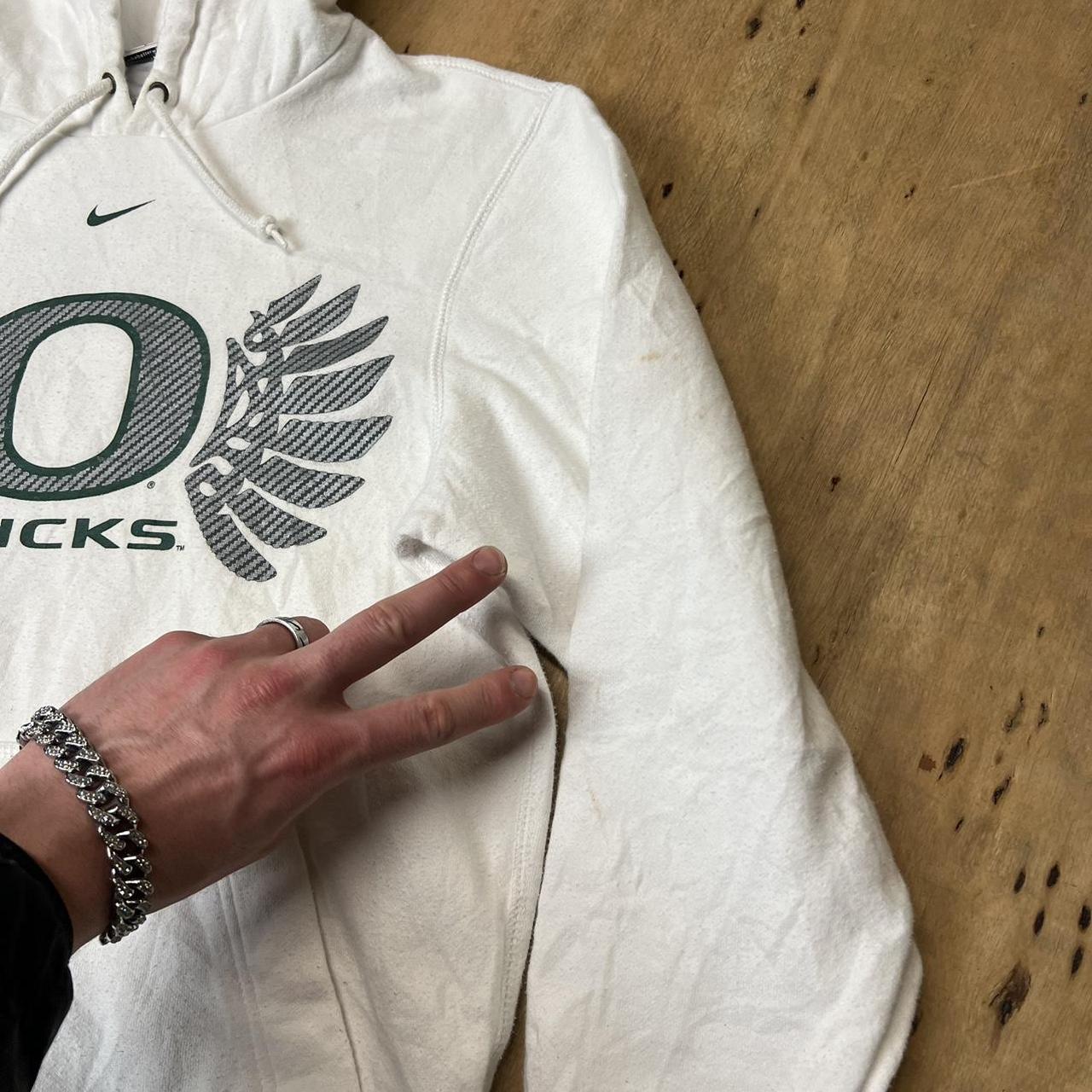 Nike oregon大学　DUCKS チーム　プルオーバーパーカー古着 NIKE ナイキ オレゴンダックス Oregon Ducks カレッジチームロゴ