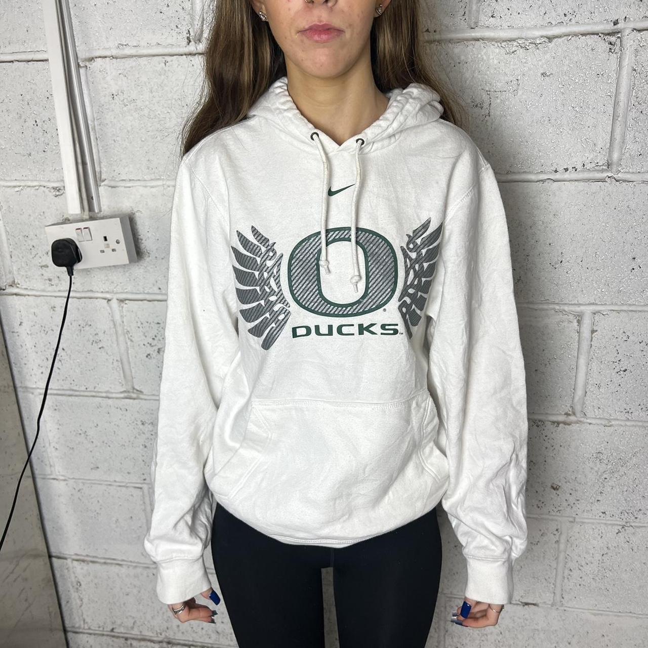 Nike oregon大学　DUCKS チーム　プルオーバーパーカー古着 NIKE ナイキ オレゴンダックス Oregon Ducks カレッジチームロゴ