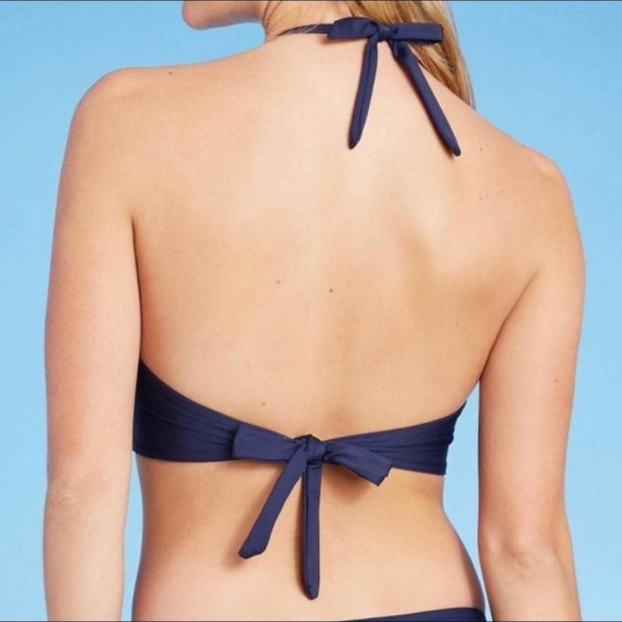 Kona Sol Women's Navy Bikiniandtankinitops Depop