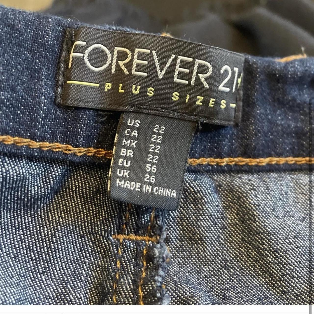 Forever 21 sizing jeans best sale