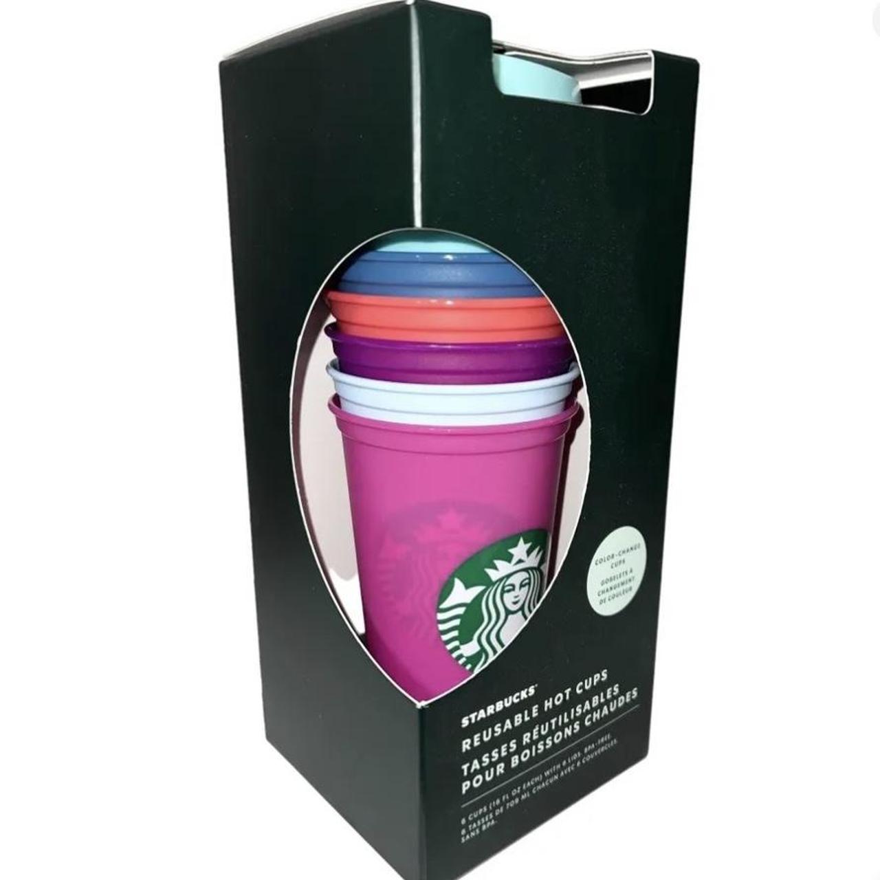 Starbucks Reusable Plastic Hot Cups Holiday 2020 - Depop
