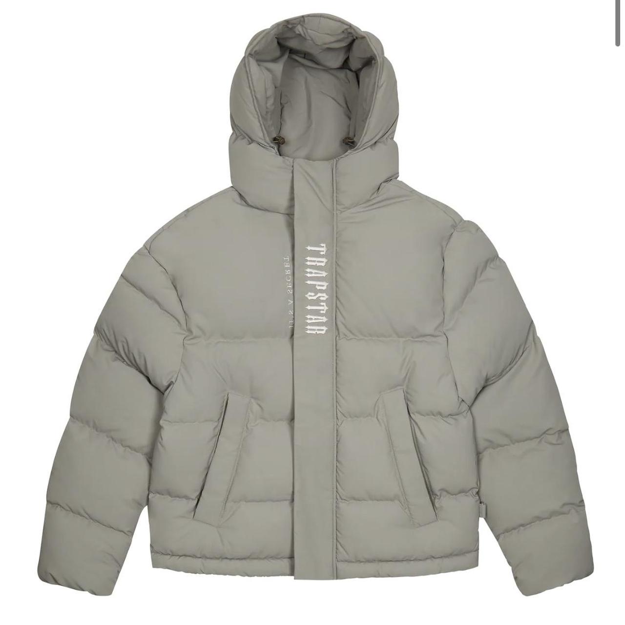 Trap star London - DECODED HOODED PUFFER 2.0 - | Depop Trap star London - DECODED HOODED PUFFER 2.0 - | Depop