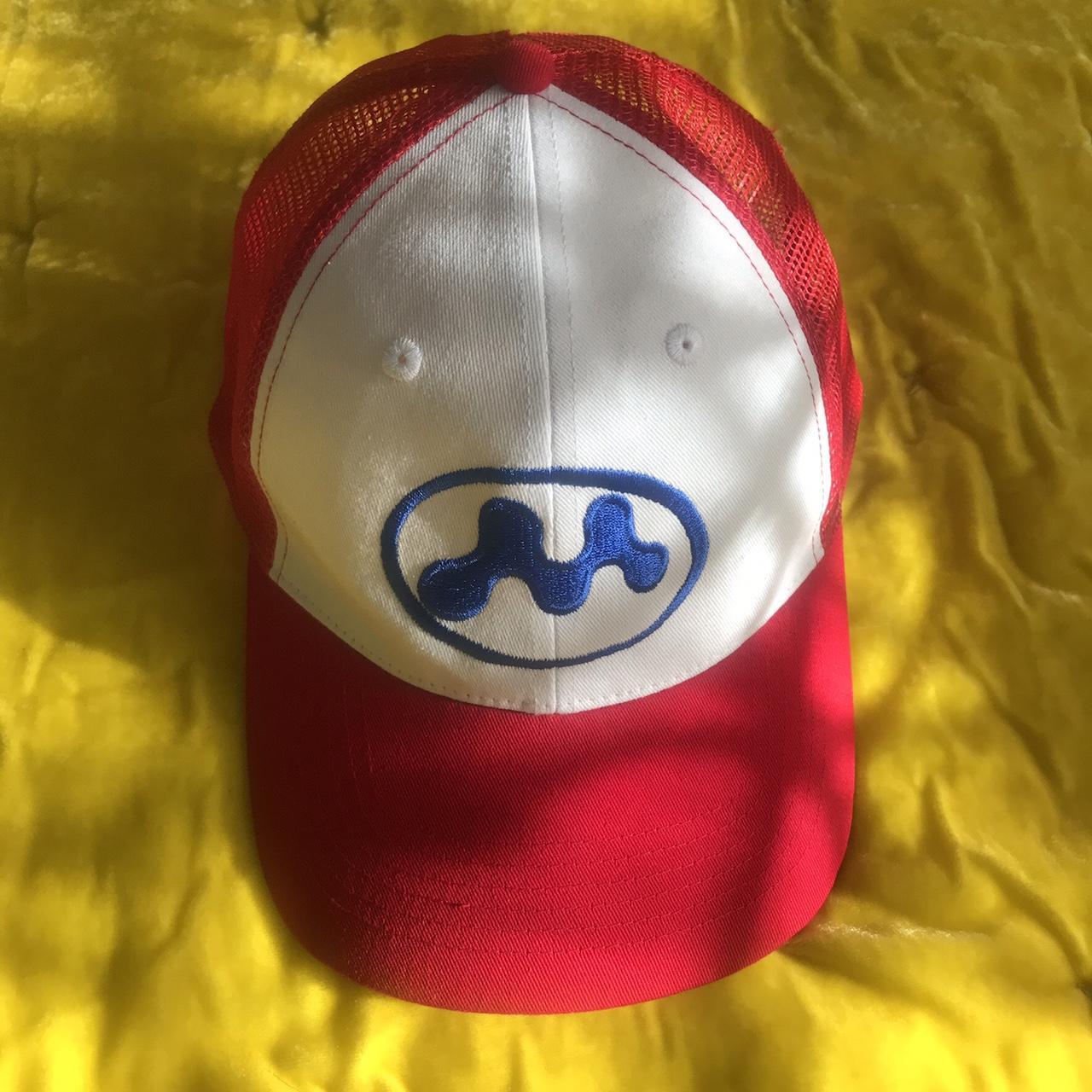 Mowalola Red Trucker Hat From The Original Drop. - Depop