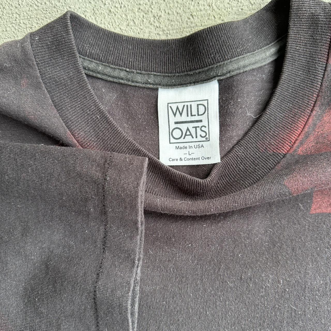 Vintage VTG Taz AOP Spiral Wild Oats Graphic Tee... - Depop