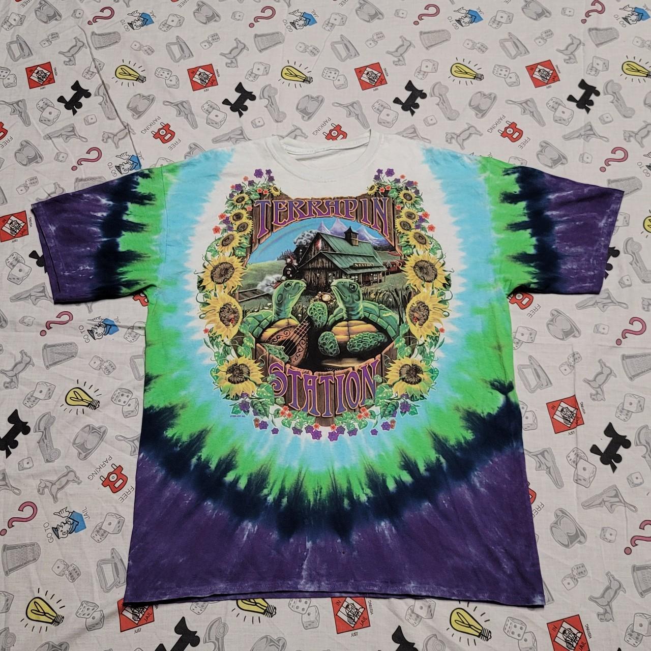 Vintage 1999 Grateful Dead Liquid Blue Terrapin... - Depop